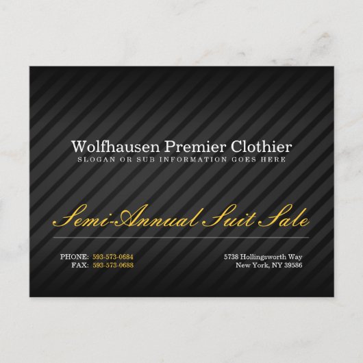 Carte Postale Armani Suit Promo (Devant)