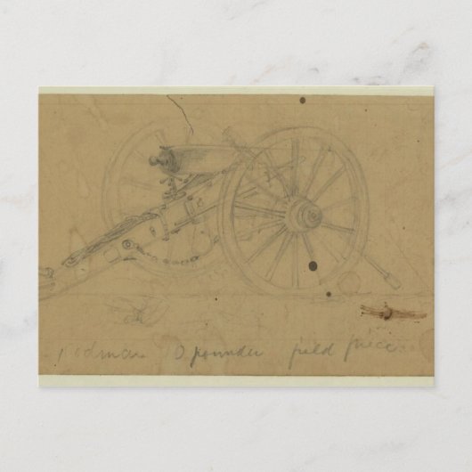 Carte Postale Arme à feu de porte-mire (Devant)