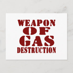 Carte Postale Arme De Destruction Du Gaz