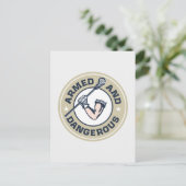 Carte Postale Armé et dangereux (Debout devant)