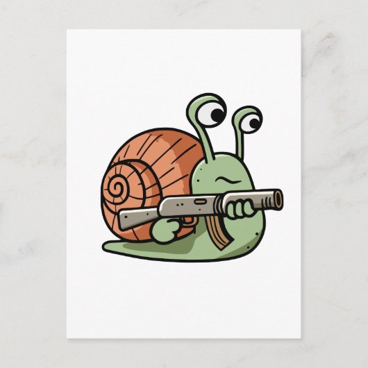 Carte Postale Armed Snail (Devant)