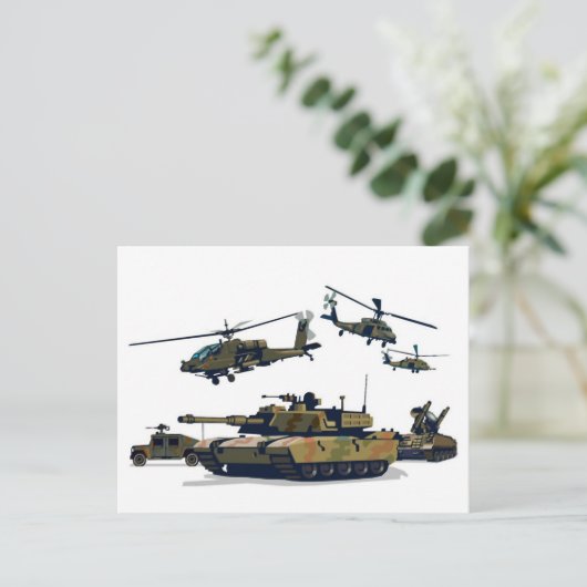 Carte Postale Armée (Debout devant)