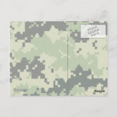 Carte Postale Armée (Dos)