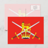 Carte Postale Armée britannique, Royaume-Uni (Devant / Derrière)