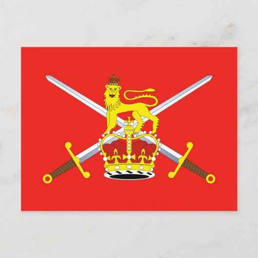 Carte Postale Armée britannique, Royaume-Uni (Devant)
