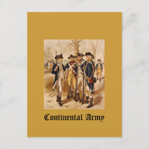 Carte Postale Armée continentale