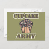 Carte Postale Armée Cupcake (Devant / Derrière)