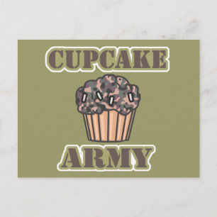Carte Postale Armée Cupcake