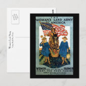 Carte Postale Armée de terre féminine (Devant / Derrière)