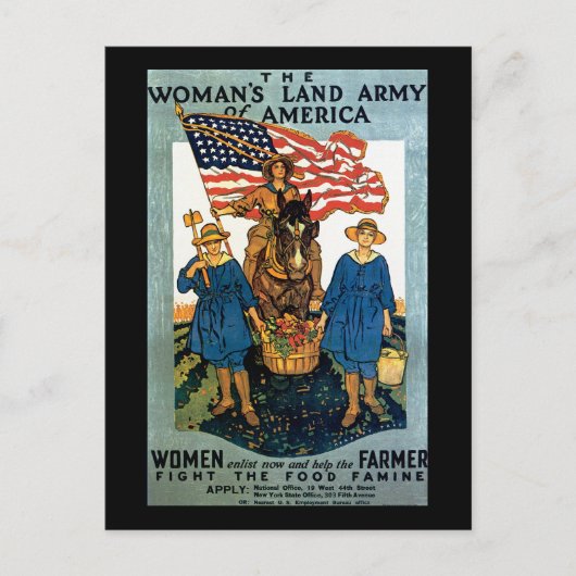 Carte Postale Armée de terre féminine (Devant)