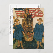 Carte Postale Armée de terre féminine (Devant / Derrière)