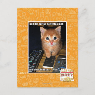 Carte Postale Armée des robots malfaisants