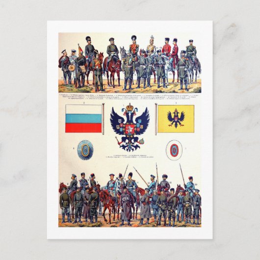 Carte Postale Armée russe (Devant)
