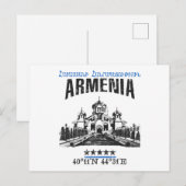 Carte Postale Arménie (Devant / Derrière)