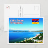Carte Postale Arménie - Gegharkunik - Lac Sevan - (Devant / Derrière)