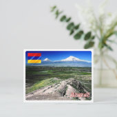 Carte Postale Arménie - Mont Ararat - (Debout devant)