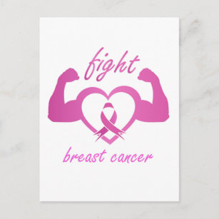 Carte Postale Armes volantes pour combattre le cancer du sein
