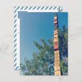 Carte Postale armoires de rangement empilées dans le vermont bur (Devant / Derrière)