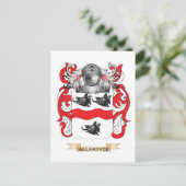 Carte Postale Armoiries d'Allardyce (crête de famille) (Debout devant)