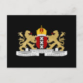 Carte Postale Armoiries d'Amsterdam (Devant)