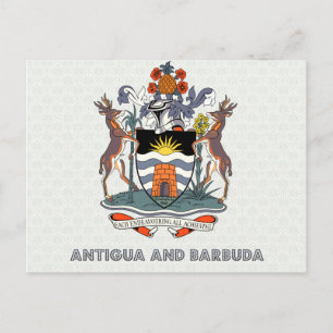 Carte Postale Armoiries d'Antigua-et-Barbuda