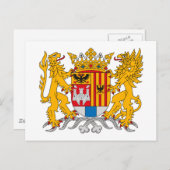 Carte postale Armoiries d'Anvers (Devant / Derrière)