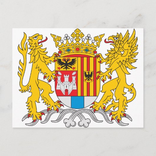 Carte Postale Armoiries D'Anvers (Devant)