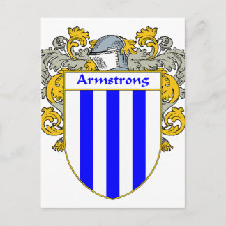 Carte Postale Armoiries d'Armstrong/crête de famille (mannequin)