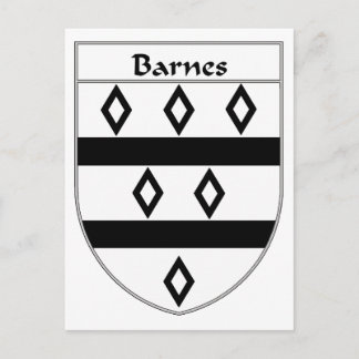 Carte Postale Armoiries de Barnes/crête de famille