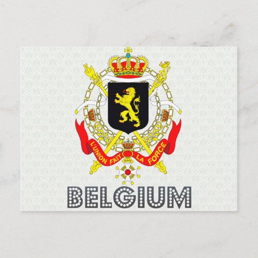 Carte Postale Armoiries de Belgique (Devant)