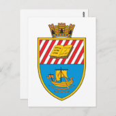 Carte Postale Armoiries de Beyrouth (Devant / Derrière)