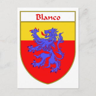 Carte Postale Armoiries de Blanco/crête de famille