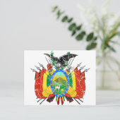 Carte Postale Armoiries De Bolivie (Debout devant)
