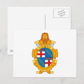 Carte postale Armoiries de Bologne (Devant / Derrière)