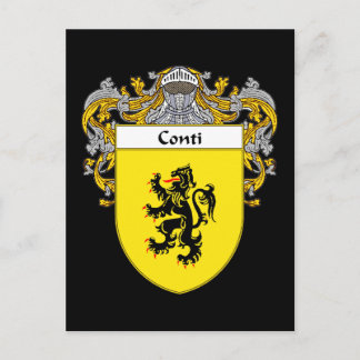Carte Postale Armoiries de Conti (moulées)