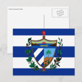 Carte Postale armoiries de cuba (Devant / Derrière)