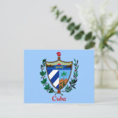 Carte Postale Armoiries de Cuba (Debout devant)