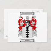 Carte Postale Armoiries de Daniels (Écosse) (Devant / Derrière)