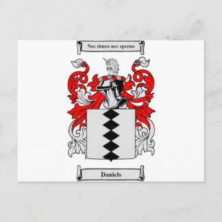 Carte Postale Armoiries de Daniels (Écosse)