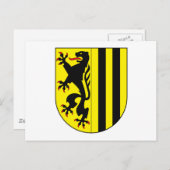 Carte postale Armoiries de Dresde (Devant / Derrière)