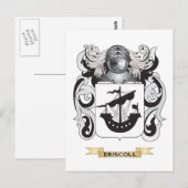 Carte Postale Armoiries de Driscoll (Devant / Derrière)