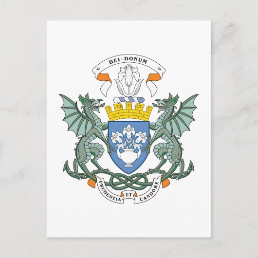 Carte Postale Armoiries de Dundee (Devant)