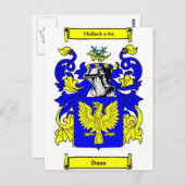 Carte Postale Armoiries de Dunn (Irlande) (Devant / Derrière)