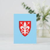 Carte Postale Armoiries de Florence (Debout devant)