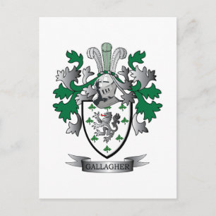 Carte Postale Armoiries de Gallagher