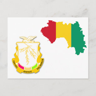 Carte Postale Armoiries de Guinée GN