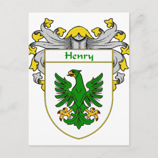 Carte Postale Armoiries de Henry (mannequins)