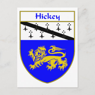 Carte Postale Armoiries de Hickey/crête de famille