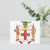 Carte Postale Armoiries De Jamaïque (Debout devant)