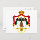 Carte Postale Armoiries De Jordanie (Devant / Derrière)